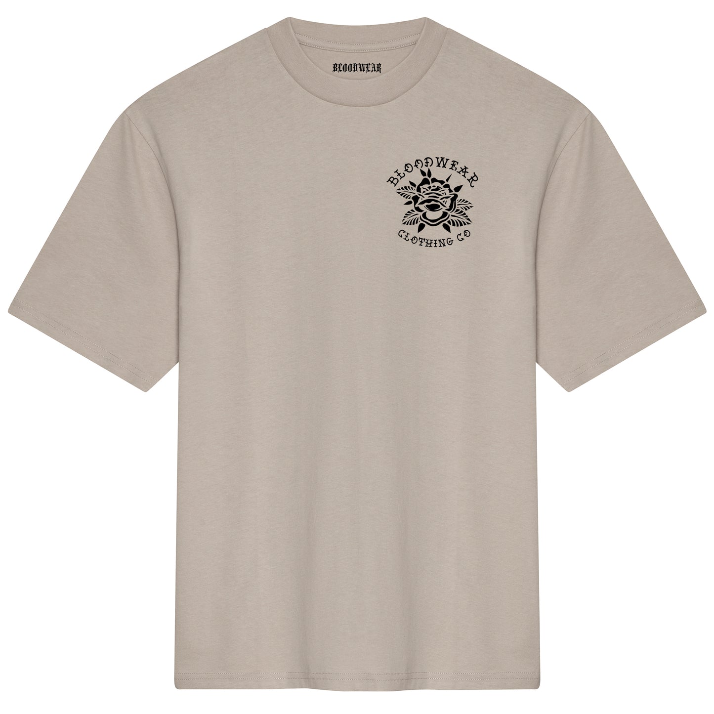 Bad Habits Oversized Tee - Natural Stone