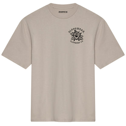 Bad Habits Oversized Tee - Natural Stone