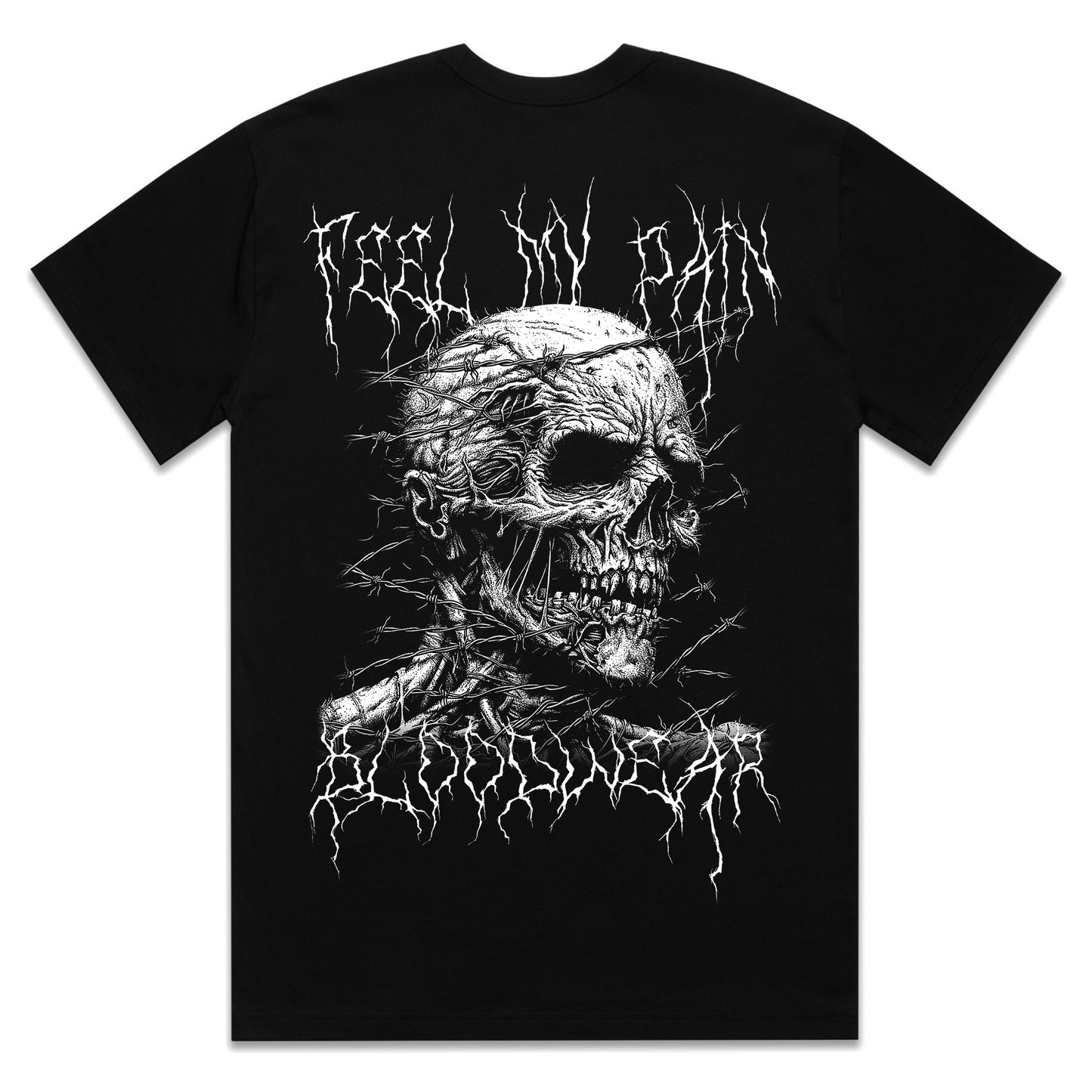 FEEL MY PAIN OVERSIZED TEE BLACK