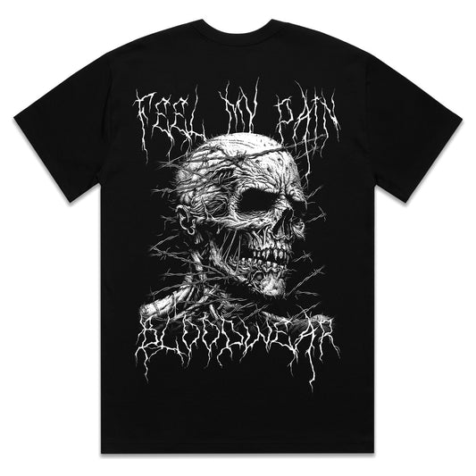 FEEL MY PAIN OVERSIZED TEE BLACK