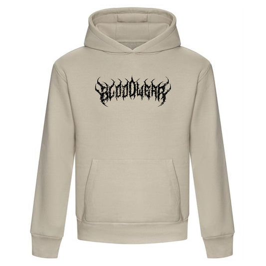 HEAVY METAL OVERSIZED HOODIE NATURAL STONE