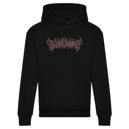 HEAVY METAL OVERSIZED HOODIE BLACK